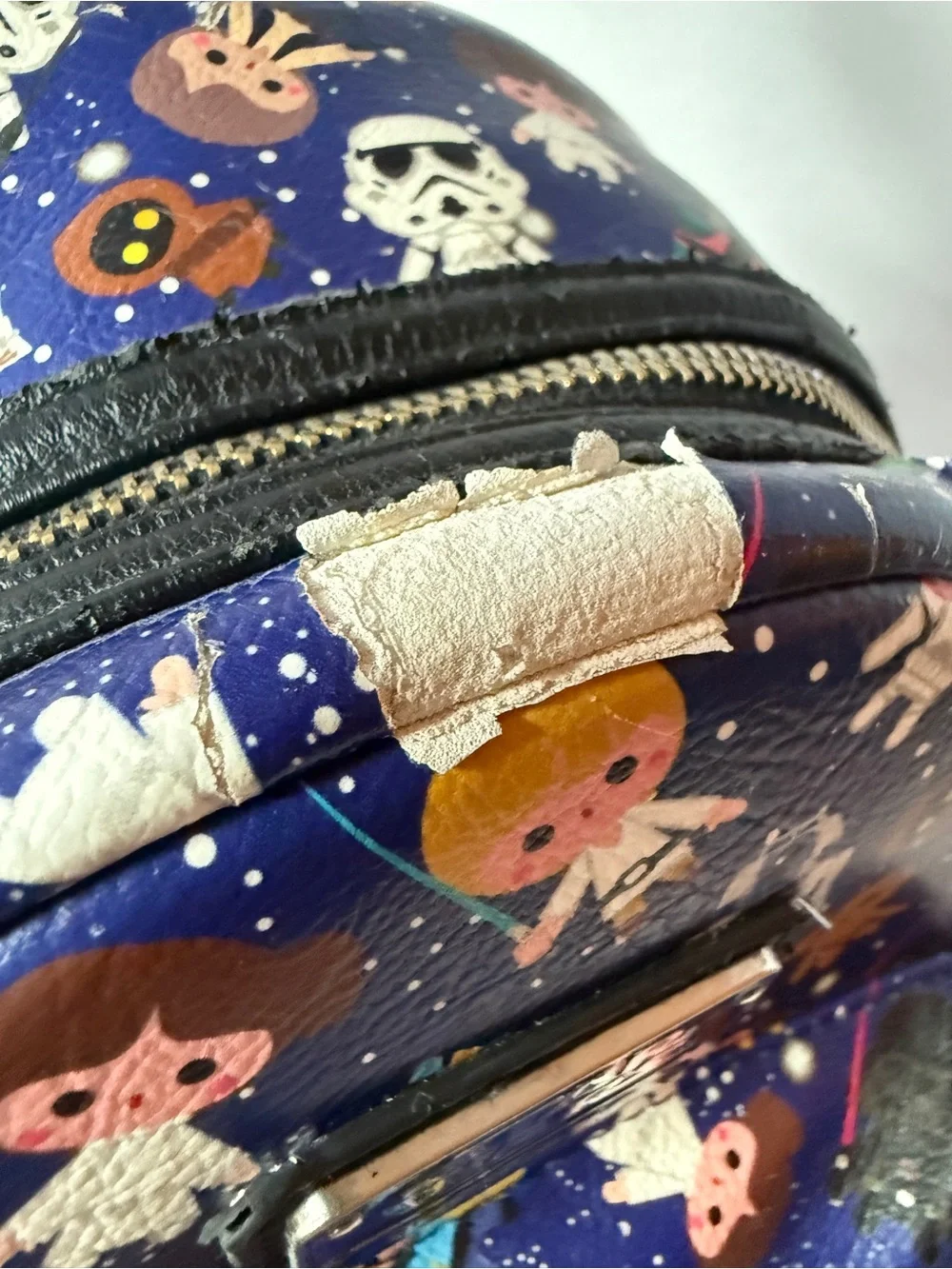 Loungefly Kids Star Wars Navy Multi-Character Mini Backpack